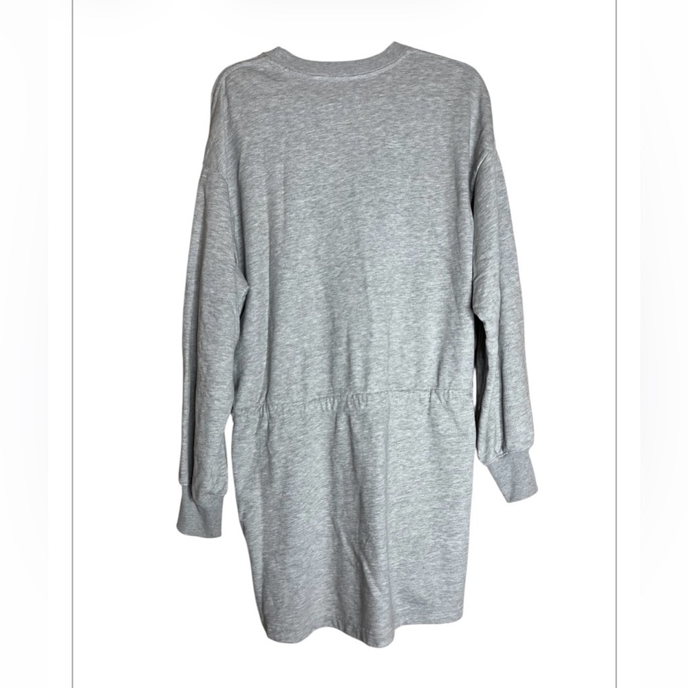 Helsa Organic Blend Sweatshirt Dress in Heather Grey size XS/S - Picture 6 of 6